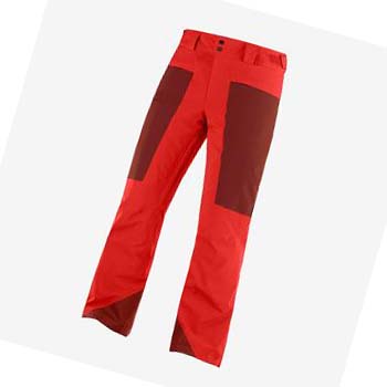 Pantalones De Esquí Salomon BRILLIANT Hombre Rojos | MX 3140KOR